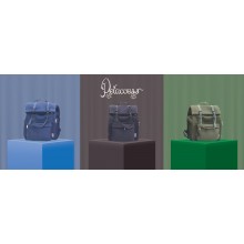 Pet Access 淨色鐵框蓋頭背包細碼