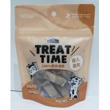 Treat Time台灣100%天然原肉凍乾紐西蘭獵人鹿肉40g
