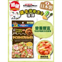 Doggyman 雞肉牛肉蔬菜芝士雜錦100g