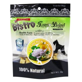 Bistro - 脫水雞肉南瓜(狗用)50G Bistro - 脫水雞肉南瓜(狗用)50G
