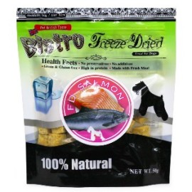 Bistro - 脫水三文魚(狗用)50G Bistro - 脫水三文魚(狗用)50G
