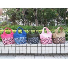 Pet Access 迷彩弧形網料手挽袋大碼