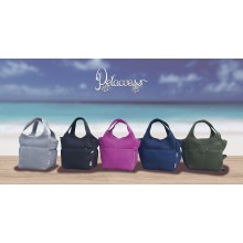 Pet Access新款淨色弧形網料手挽袋大碼