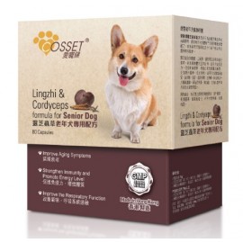Cosset 靈芝蟲草老年犬專用配方 80粒