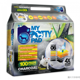 MY POTTY PAD 竹炭檸檬寵物尿墊(30X45CM) 100片 MY POTTY PAD 竹炭檸檬寵物尿墊(30X45CM) 100片