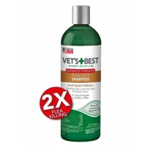 Vet's Best 強效天然殺蚤洗毛水12oz