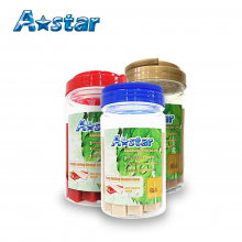 A Star 夾心潔齒耐咬棒罐裝-牛奶薑黃夾心610g