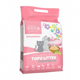 Cindy & Friends 天然豆腐貓砂 - 士多啤梨味 7L