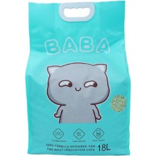 BA.BA.豆腐砂2.0mm 18L  (綠茶味) 