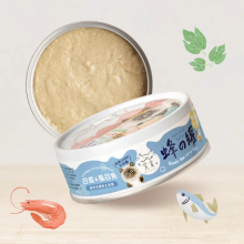 Munchee貪貪-蜂之罐 超肉泥機能主食罐-白蝦&虱目魚