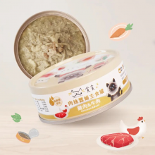 MUNCHEE貪貪-肉絲機能主食罐-雞肉+牛肉