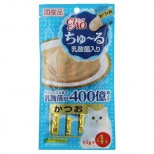 CIAO Churu 貓貓鰹魚醬 (乳酸菌)肉泥14gx4本入