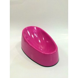 美耐皿船型寵物碗(S-玫紅)