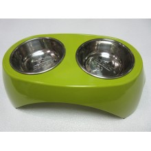 美耐皿高桌雙連小雙碗(S-綠)