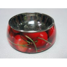 美耐不鏽鋼寵物碗(S-櫻桃水果)