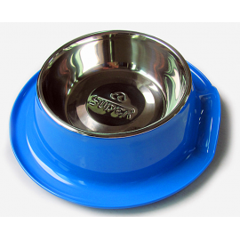 美耐皿捲邊碗(藍)