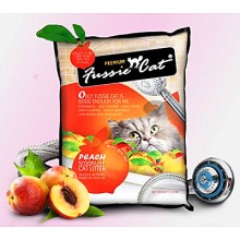Fussie Cat 礦物貓砂(桃味) 10L