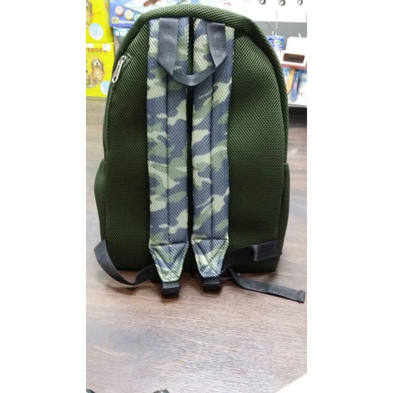 Pet Access 迷彩網料背包(L)迷彩綠色