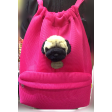 Pet Access 網料索帶背包(L)桃紅色