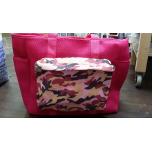 Pet Access 迷彩網料手挽袋（L）迷彩粉紅色