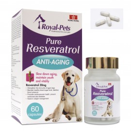 Royal-Pets Pure redveratrol 純正白藜蘆醇60粒 Royal-Pets Pure redveratrol 純正白藜蘆醇60粒
